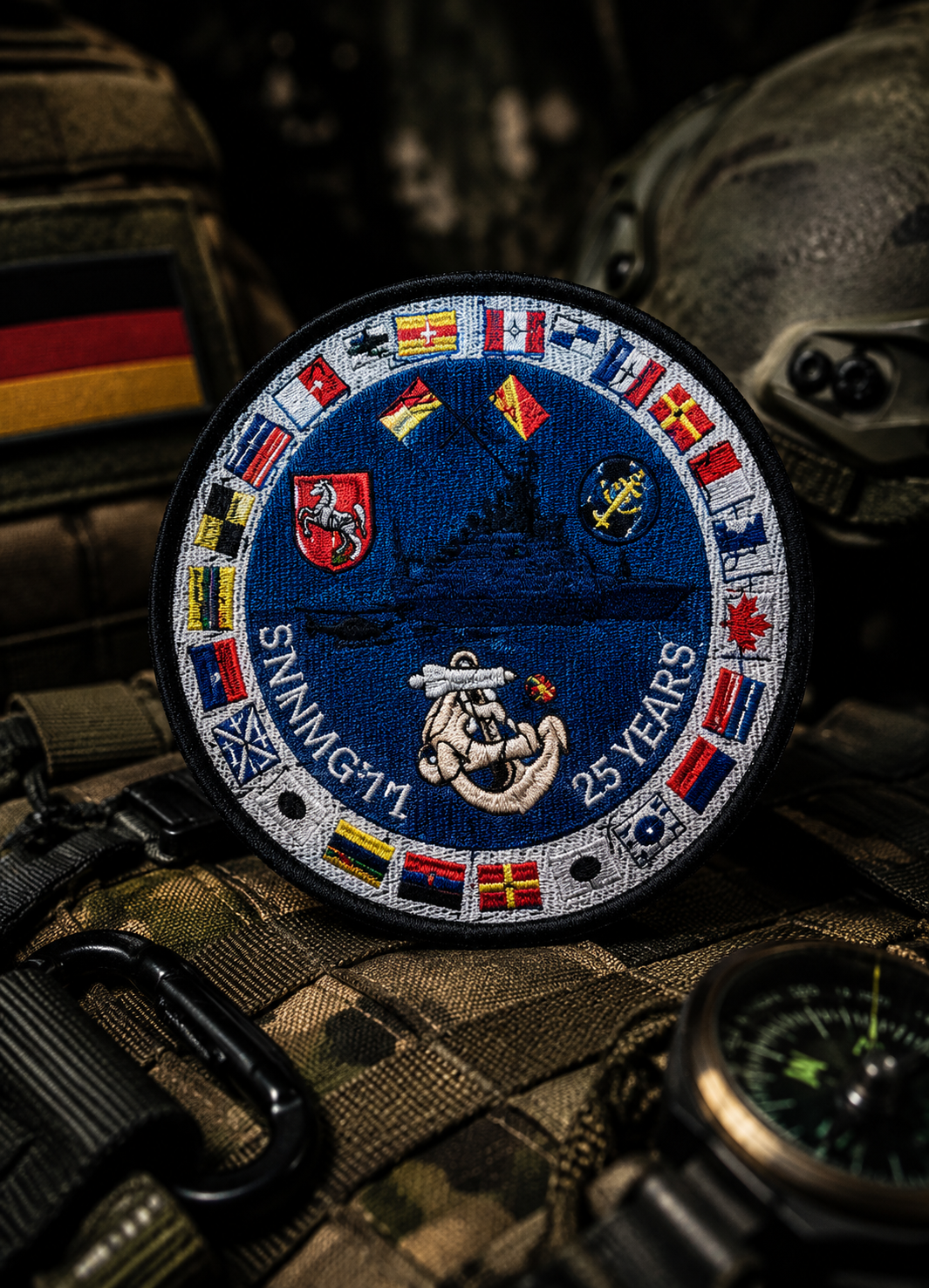 SNMG1 – 25 Jahre Marineoperationen – Abzeichen