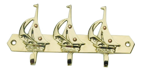Schlüsselhaken mit drei Segelbooten – Sea-Club 1126