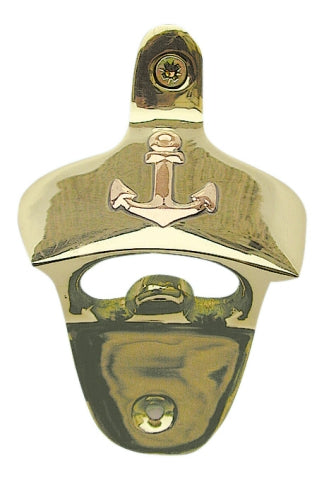 Wandflaschenöffner aus Messing – Sea-Club 7012