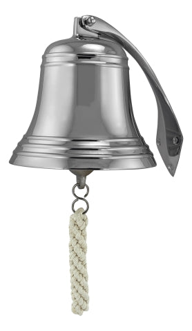 Schiffsglocke aus vernickeltem Messing, 17,5 cm – SEA-CLUB 7053N
