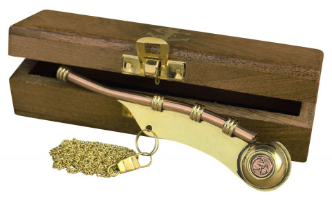 Bootsmannspfeife mit Holzbox, 12,5 cm – SEA-CLUB 7083