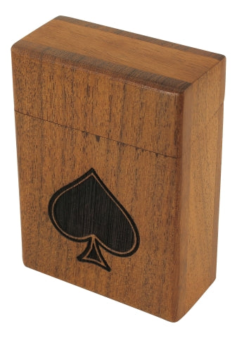 Kleine Spielkartenbox aus Akazienholz, 8 × 11 cm – SEA-CLUB 7302