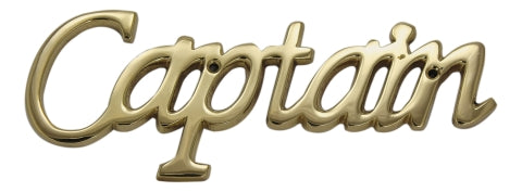 Türschild Captain aus Messing – SEA-CLUB 7572
