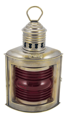 Antike Backbordlampe mit Petroleumbrenner – SEA-CLUB 8541
