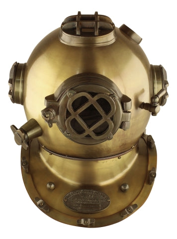 Großer Taucherhelm im Antikmessing-Look – SEA-CLUB 8580