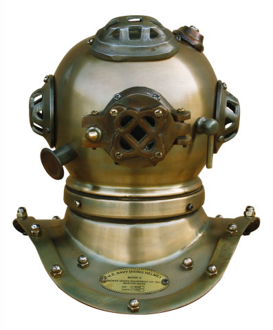 Kleiner Taucherhelm im Antikmessing-Look – SEA-CLUB 8583