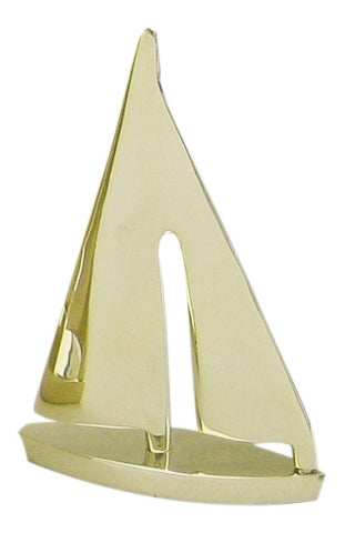 Segelyacht aus Messing, 14,5 cm – SEA-CLUB 9125