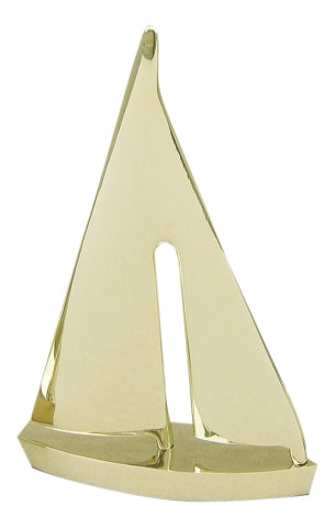 Segelyacht aus Messing, 22 cm – SEA-CLUB 9127