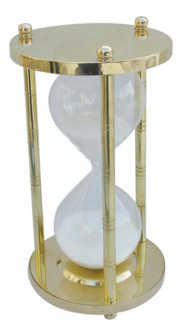 Sanduhr aus Messing, ca. 60 Minuten – SEA-CLUB 9187