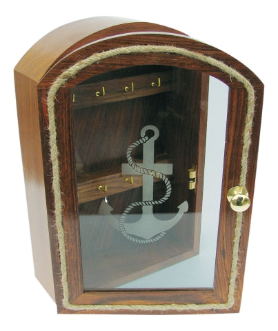 Schlüsselkasten mit Anker und Glasfront – SEA-CLUB 9322
