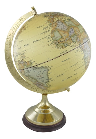 Globus in beige, 47 cm hoch – SEA-CLUB 9378