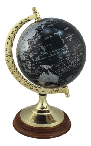 Globus in schwarz, 22,5 cm hoch – SEA-CLUB 9379