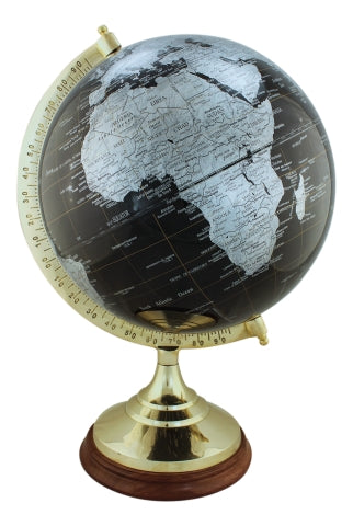 Globus in schwarz, 47 cm hoch – SEA-CLUB 9381