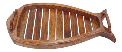 Holztablett in Fischform, 47 cm – SEA-CLUB 9383