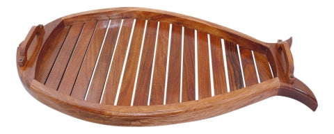Großes Holztablett in Fischform – SEA-CLUB 9384