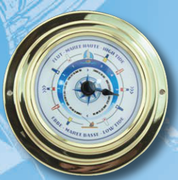 Tideuhr mit Design-Zifferblatt, 9,8 cm