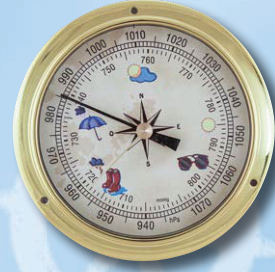 Barometer mit Design-Zifferblatt, 11,5 cm