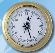 Maritime Messinguhr, 14,5 cm