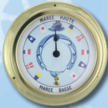 Tideuhr mit Design-Zifferblatt, 14,5 cm