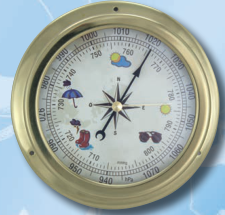 Barometer mit Design-Zifferblatt, 14,5 cm