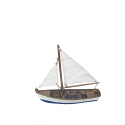 Fischerboot L: 16cm, H: 14,5cm